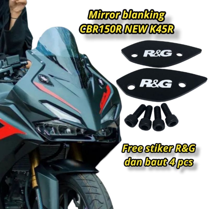 ฝาครอบกระจกเปล่า กระจกมองหลัง CBR150R K45R
