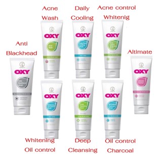 โฟมล้างหน้า สิว Oxy Cleansing Wash Foam 100g. โฟมกำจัดสิว สำหรับสิวเรื้อรัง