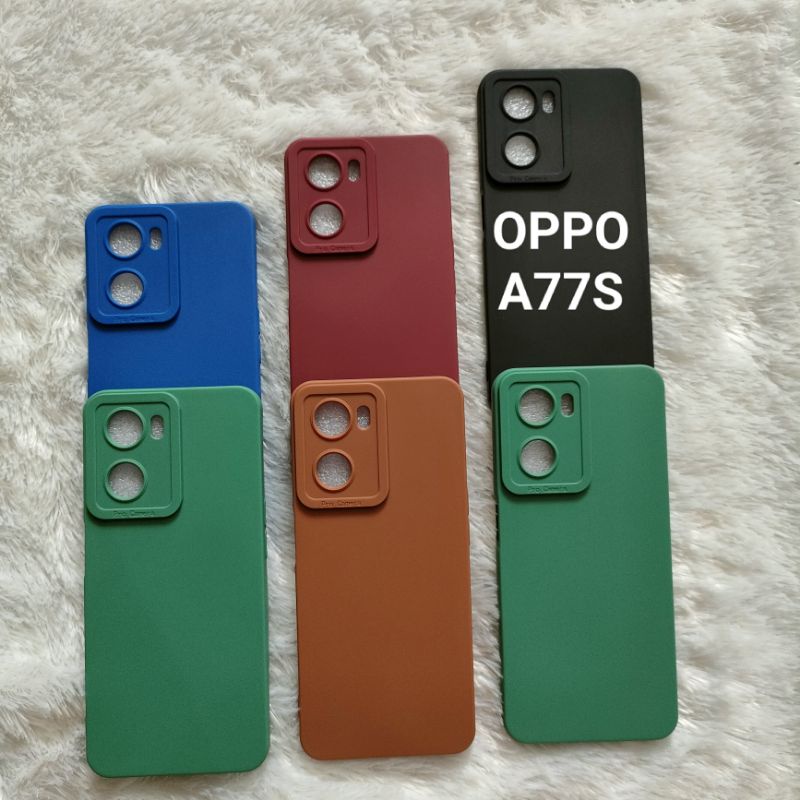 SOFT CASE MACAROON PRO CAMERA OPPO A77S Silicone CANDY 3D TPU