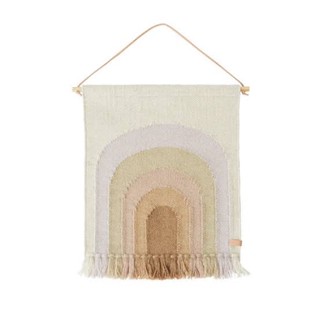 OYOY Living Design | Follow The Rainbow Mini Wall Rug - Lavender  พรมแขวนพนังลายสายรุ้งสี