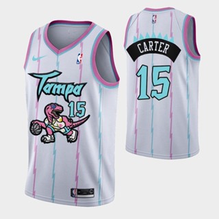 เสื้อคลาสสิค Toronto Raptors Men Vince Carter #15 Purple 1998-99 ไม้เนื้อแข็ง