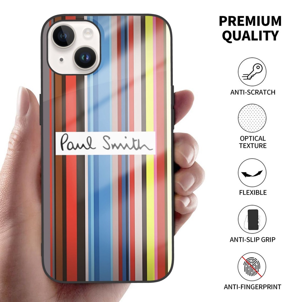 Paul Smith เคสโทรศัพท์คลาสสิกสไตล์ใหม่สําหรับ IPhone 16 15 14 Pro 14 Mini SE X XR XS Max