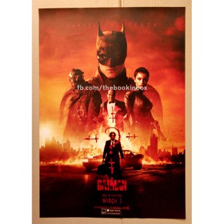 The Batman โปสเตอร์แผ่นแท้จากโรงภาพยนตร์ ขนาด 27×40 นิ้ว