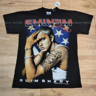 EMINEM THE REAL SLIM SHADY RAPPER BOOTLEG เสื้อวง เสื้อทัวร์ เสื้อฮิปฮอป เอ็มมิเน็ม