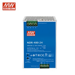 Meanwell สวิทชิ่งเพาเวอร์ซัพพลาย 24V NDR-480-24 /480W/20A/ Input 220VAC