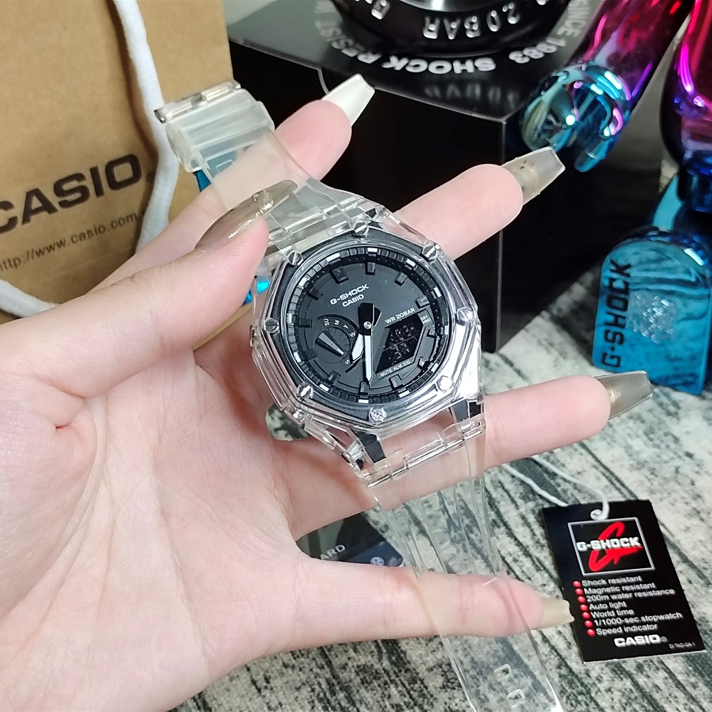 GA-2100 GA-2100AP 21 SKE /TRANSPARENT HEAD/RUBBER STRAP/ATUOLIGHT/PREMIUM COPY