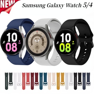 สายนาฬิกาข้อมือซิลิโคน 20 มม. สําหรับ Samsung Galaxy Watch 5/4 40 มม. 44 มม. Galaxy Watch 5 Pro/4 Classic 42 มม. 46 มม. Correa