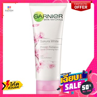 Garnier(การ์นิเย่) การ์นิเย่ โฟมล้างหน้า ซากุระ ไวท์ พิงคิช เรเดียนซ์ เจนเทิล เคลนซิง สูตรอ่อน.. Garnier Facial Foam Sak