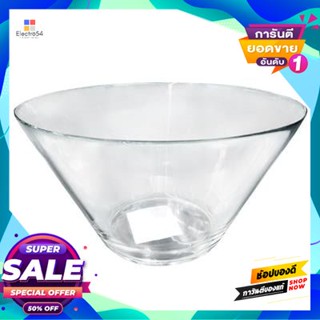 Glass ชามเสิร์ฟแก้วทรงกลม Kassa Home รุ่น Gy784 ขนาด 11 นิ้ว สีใสround Glass Serving Bowl  Home Gy784 Size 11 Inch Clear