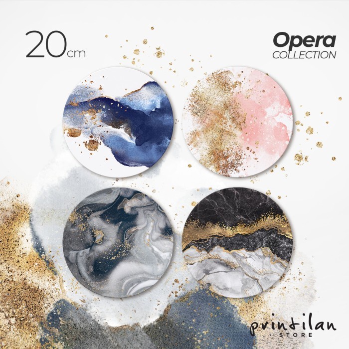 [รอบ 20 ซม.] OPERA COLLECTION CAKE BOARD / Printilan Store CAKE Stand