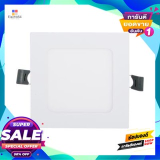 Downlight โคมดาวน์ไลท์หน้าเหลี่ยม 3.5 นิ้ว LED 6W Warm White EVE LIGHTING รุ่น SQ Panel Light 6W WW สีขาวSquare Downligh