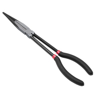 คีมปากแหลมชนิดด้ามยาว ปลายตรง ปลายงอ 45 และ 90 องศา ( Straight Long Nose Plier 285mm )