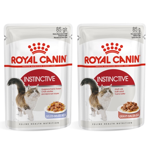 โรยัล คานิน Royal Canin Pouch Instinctive อาหารสำหรับแมวโตอายุ 1 ปีขึ้นไป ขนาด 85 กรัม
