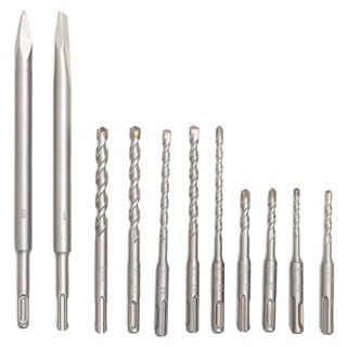 ROTARY ชุดดอกโรตารี่และดอกสกัด BOSCH SDS PLUS 11 ชิ้นROTARY AND CHISEL DRILL BITS SET BOSCH SDS PLUS 11PCS