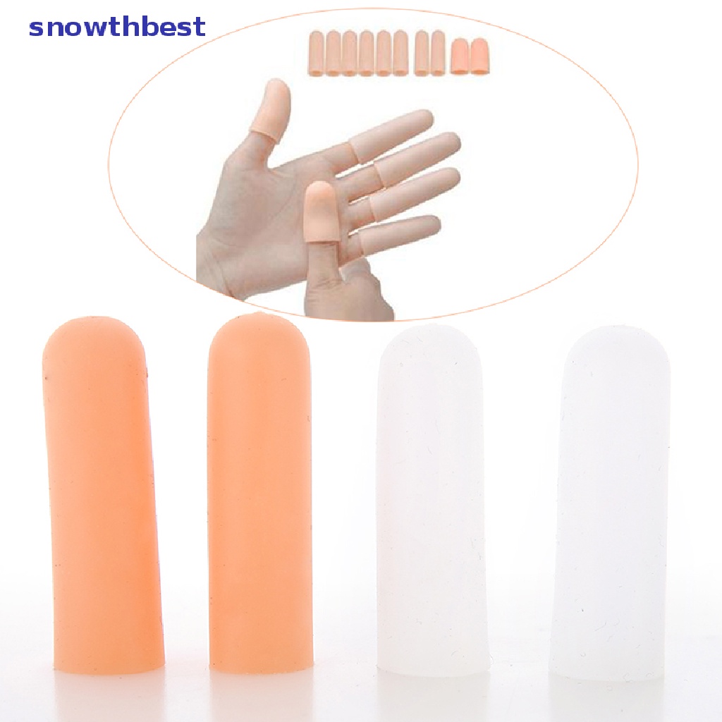 [Snowth] ซิลิโคนป้องกันนิ้วเท้า 1 คู่ สําหรับผิวแตก ข้าวโพด แผลพุพอง แคลลัส [zkm]
