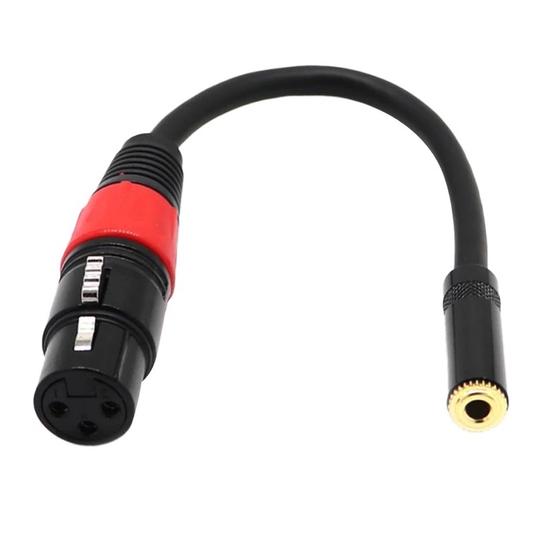 3.5Mm Mini-หญิงไมโครโฟนอะแดปเตอร์3pin XLR หญิงสายเชื่อมต่อ - รูปที่ 2