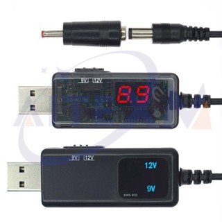 สายเคเบิลแปลง USB Boost DC 5V เป็น 9V 12V และตัวเชื่อมต่อ 3.5x1.35 มม. สําหรับพาวเวอร์ซัพพลาย ที่ชาร์จ