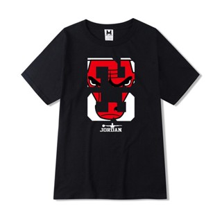 Fashion Red Bull Anime Print Mens T-shirt