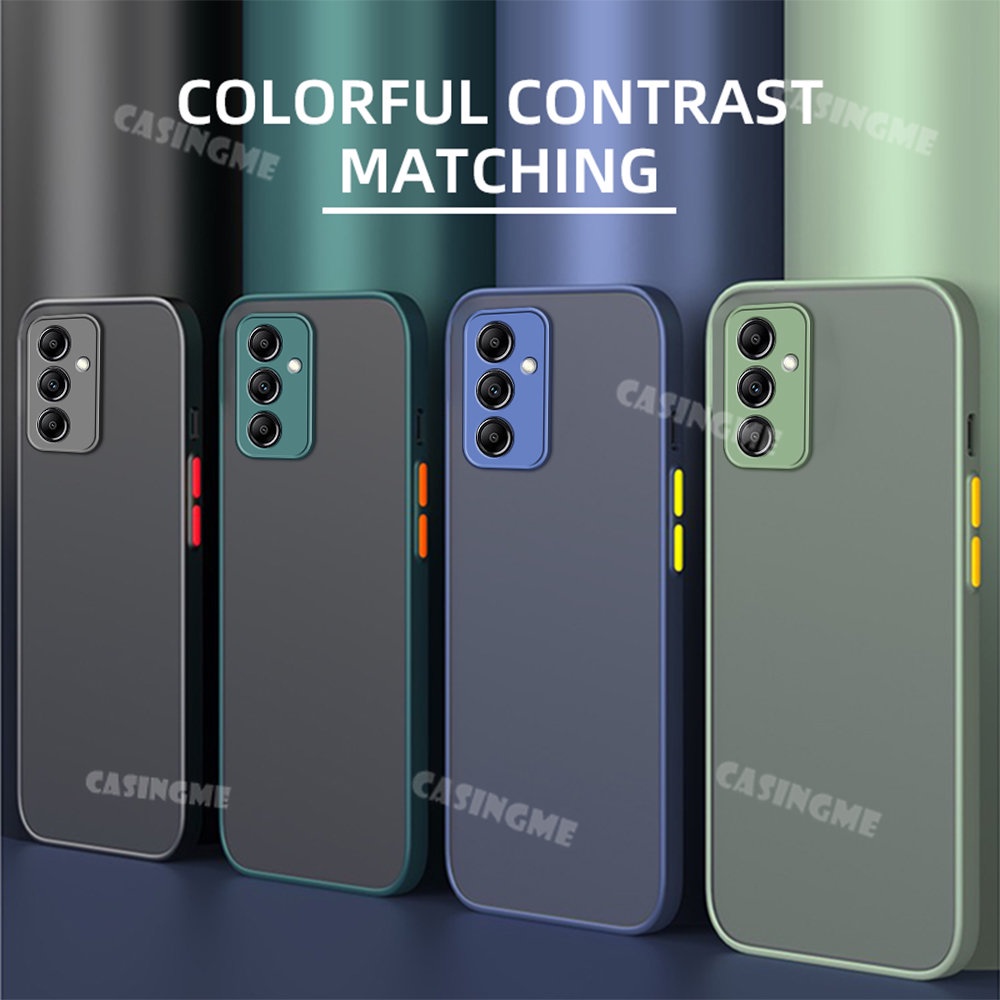 เคสโทรศัพท์มือถือ PC แข็ง แบบใส ผิวด้าน กันกระแทก สําหรับ Samsung Galaxy A55 5G A35 2024 A55 A35 A15 A05 A05S A25 A 35 55 4G 5G 2024 A55 A35