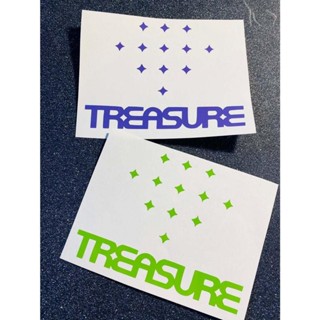 KPOP สติ๊กเกอร์  TREASURE Logo  สติ๊กเกอร์ติดรถ กันน้ำ อย่างดี