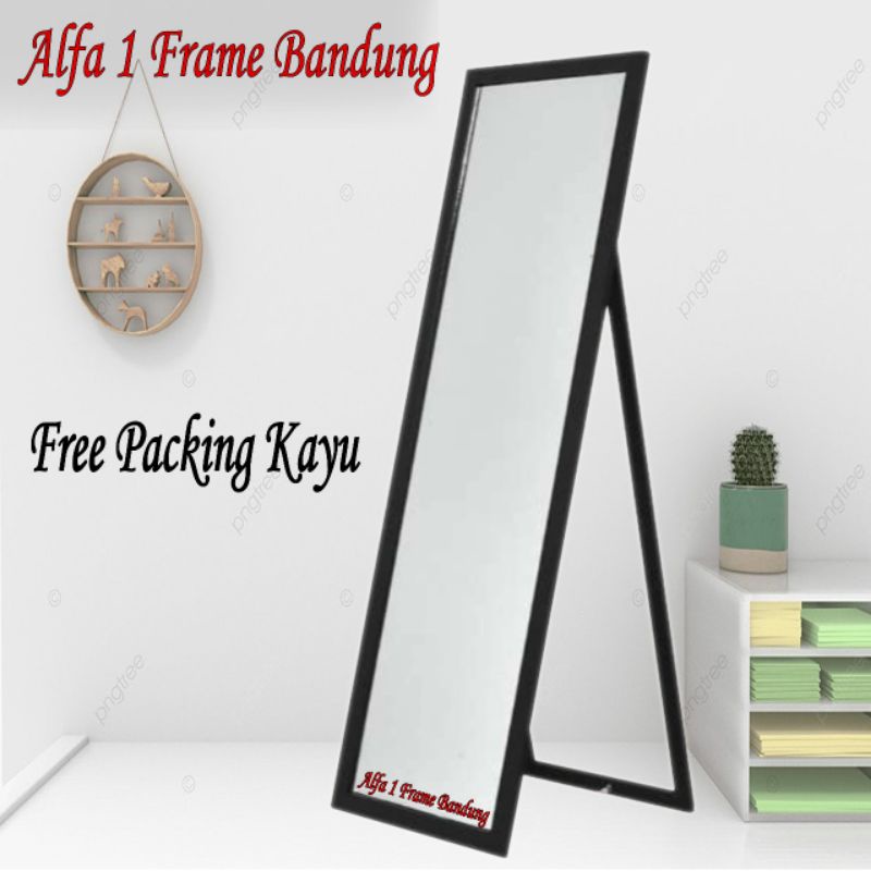 STANDING MIRROR, (FREE WOODEN FACKING) 90, 33