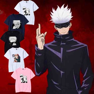 Jujutsu Kaisen เสื้อยืดแขนสั้นเสื้อลําลองแฟชั่นผู้ชาย_05