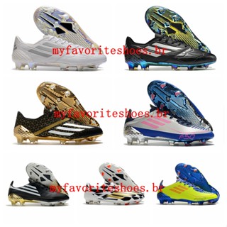 รองเท้าฟุตบอลผู้ชาย F50 GHOSTED ADIZERO HT FG Cleats รองเท้าฟุตบอล ชุบพื้นรองเท้าถัก 012