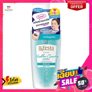 Bifesta(บิเฟสต้า) บิเฟสต้า ไมเซล่า เคลนซิ่ง วอเตอร์ ซีบัม 400 มล. Bifesta Micellar Cleansing Water Sebum 400 ml.ล้างเครื