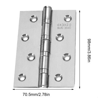 (บานพับประตู สแตนเลส ) STANLESS 304 HINGE DUBLE  ทำจากสแตนเลส, ทนทานในการใช้งาน