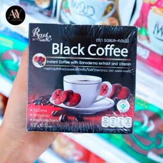 Black Coffee กาแฟดำ ชนิดผง ผสมเห็ดหลินจือและวิตามิน ตรารอยัลคอฟฟี