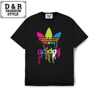 PRIA Adidas FULL COLOR Distro T-Shirt Oversized Oversized T-Shirt Distro Plain T-Shirt Men Women Croptop Crooptee C_11