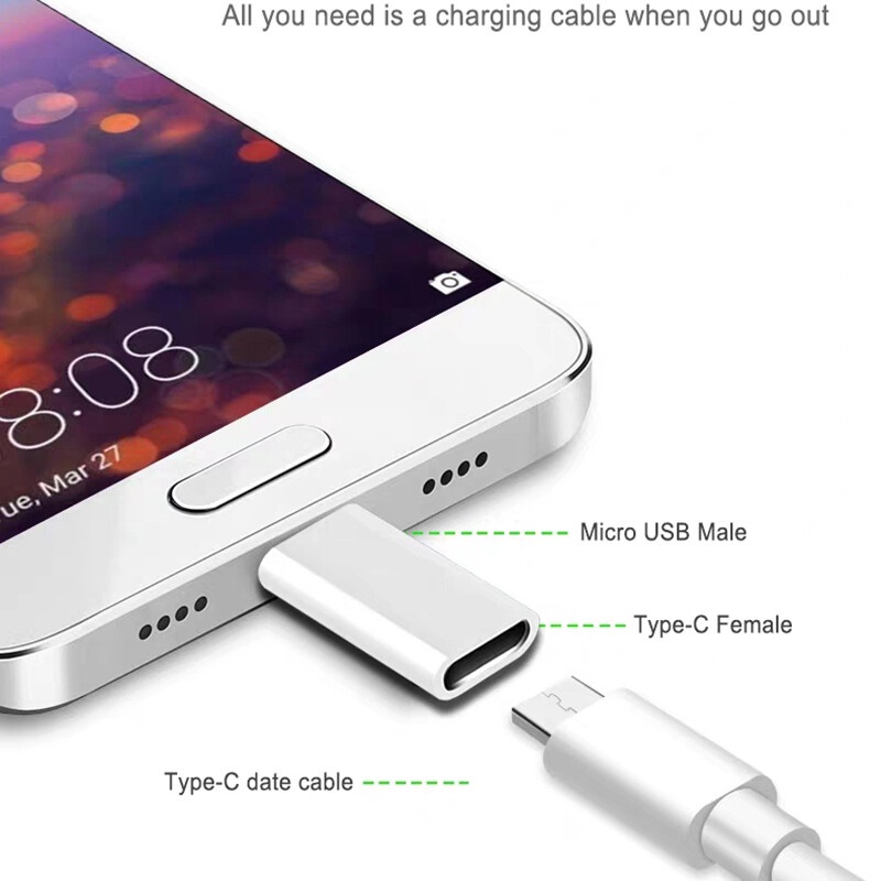 USB OTG อะแดปเตอร์แปลงหัวชาร์จ Micro USB To Type C/Type C To Micro USB/Type C To L/หัวแปลง Adapter ราคา ถูกที่สุด ดีลบีเคเค แกลเลอรีภาพที่ 5