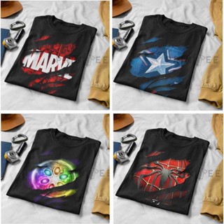 Marvel Superheroes Chest Scratched T-Shirt, Graphic Clothing Streetwear Unisex Short Sleeve 100% Comfy Cotton_04