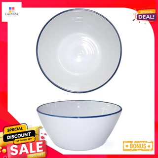 ชามซุปinch นิ้วSoupลายวนน้ำเงิน6Bowl BlueLine6 inch