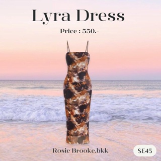 SE45 l Lyra Dress ชุดเดรส พิมลาย