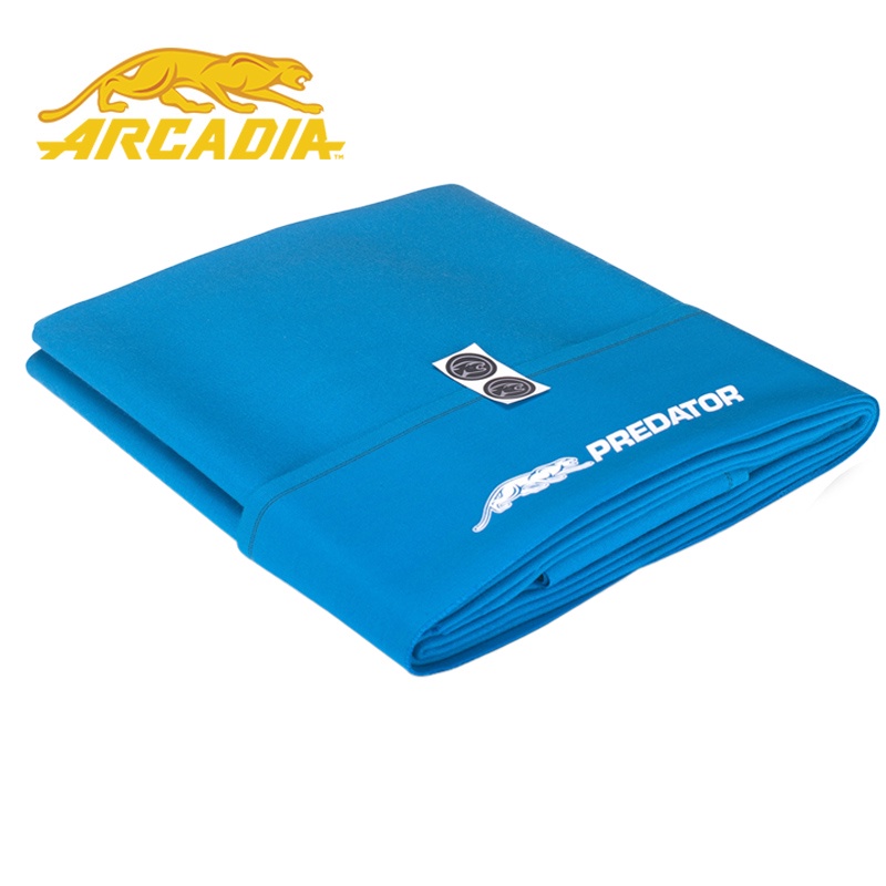 ผ้าสักหลาดโต๊ะพูล 9 ฟุต Predator Arcadia Reserve Pool Cloth Pack for 9ft - Tournament Blue