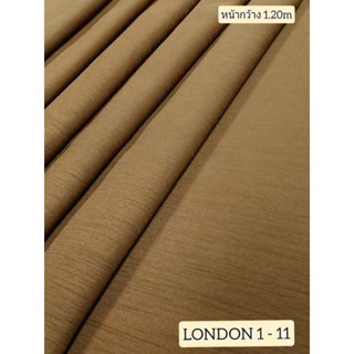 JK CURTAIN รหัส London silk 1-11 หน้ากว้าง 48" (1.20ม.) #ผ้าม่าน #ผ้าหลา#ผ้าเอนกประสงค์ (ขายเป็นหลา นำไปตัดเย็บเอง)