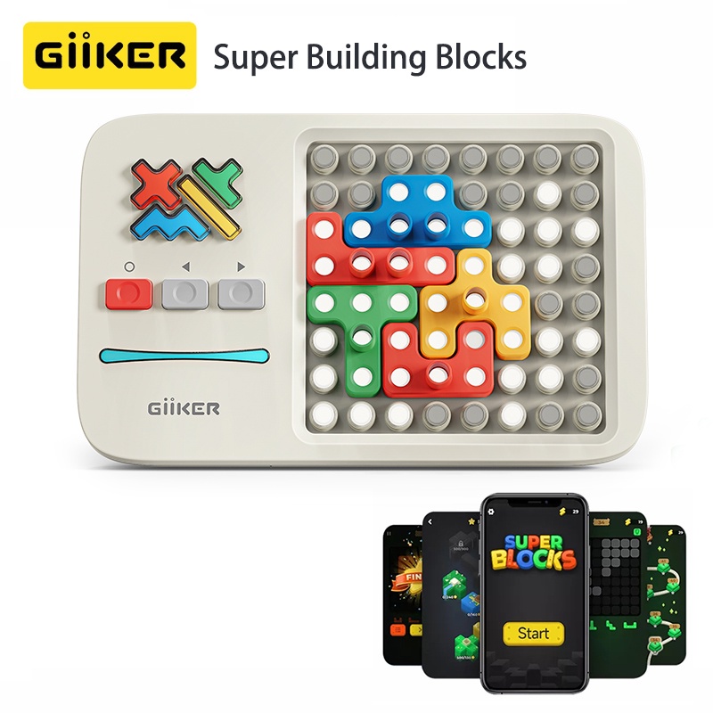 Giiker Super Blocks Game 1000+ เกมจิ๊กซอว์อัจฉริยะ เพื่อการเรียนรู้ สําหรับเด็ก ของขวัญคริสต์มาส