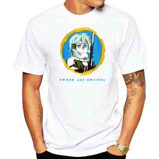 เสื้อยืดโอเวอร์ไซส์เสื้อยืด พิมพ์ลาย Legit Sword Art Online Ii Ggo Sd Sinon สําหรับผู้ชาย #89989 เสื้อยืดลําลอง แขน_05