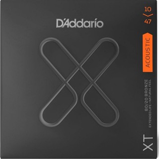 Daddario XTABR1047 Acoustic แท้ 100%(ส่งทุกวัน) สายกีต้าร์โปร่ง Daddario XT สายกีต้าร์โปร่งเคลือบ XTABR 10-47