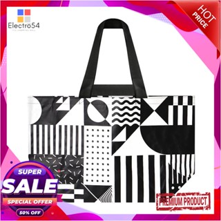 TOTE กระเป๋าอเนกประสงค์ PLIM MEMPHIS ไซซ์ M สีขาวดำTOTE BAG PLIM MEMPHIS M BLACK AND WHITE