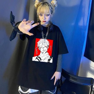 T-shirt Y2k Anime Goth Jujutsu Kaisen Korean Fashion Graphic Tee Aesthetic Clothes Manga Short Sleeve Tees Harajuku_02