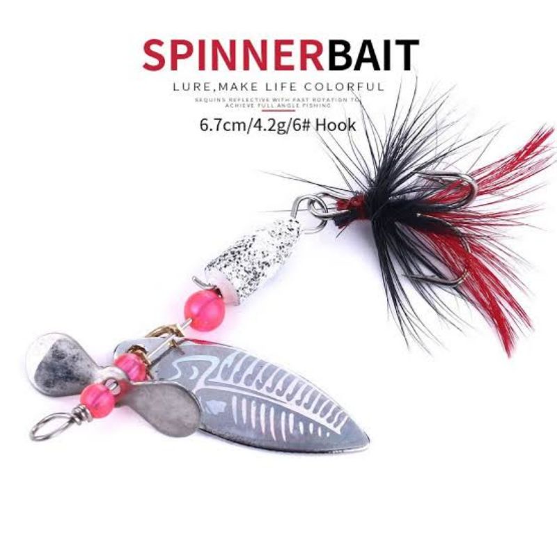 Spinnerbait Lure inliner เหยื่อตกปลา