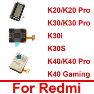 อะไหล่ลําโพงหูฟังเกมมิ่ง สายเคเบิ้ลอ่อน สําหรับ Xiaomi Redmi K20 K30 K40 Pro K30i K30S K40Pro+