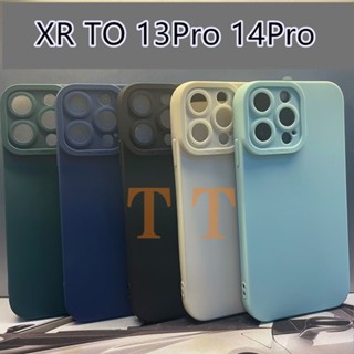 เคสโทรศัพท์มือถือ กรอบใหญ่ สําหรับ iPhone Xr TO 13 Pro 14 Pro (เวอร์ชั่น 3)