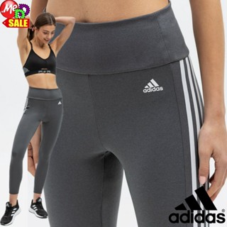 ADIDAS - ใหม่ กางเกงรัดรูปเจ็ดส่วนเอวสูง ใส่ออกกำลังกาย DESIGNED TO MOVE HIGH-RISE 3-STRIPES 7/8 SPORT LEGGINGS GL4043