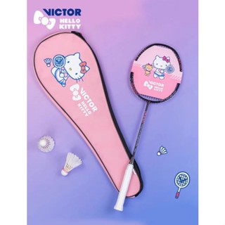 🆕️(Pre-order) ไม้แบด (ARS-KT) VICTOR 🎀 HELLO KITTY สินค้ารับประกันของแท้ 💯%