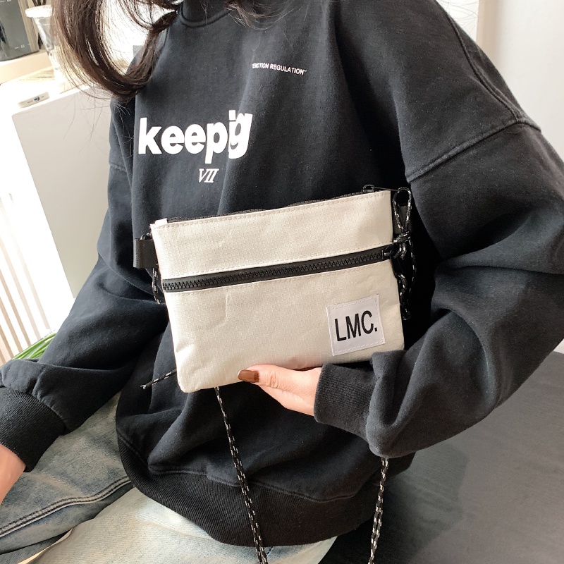 เกาหลีตาข่าย LMC กระเป๋ากลวงไหล่