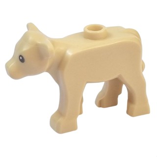 [ Animal ]  ชิ้นส่วนเลโก้ Lego Part Calf with Black Eyes and White Pupils Pattern (1568pb01) ราคา/ชิ้น