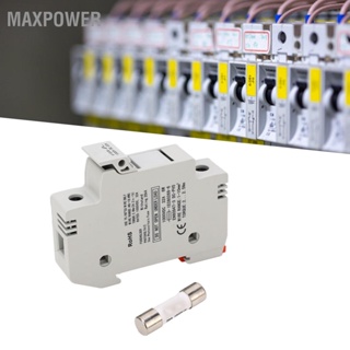  Maxpower 1P 32A 1000VDC ตัวยึดฟิวส์ PV พลังงานแสงอาทิตย์ 20A ชุดฟิวส์ไฟฟ้าโซลาร์เซลล์สำหรับการป้องกันการลัดวงจร